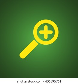 Zoom in web icon
