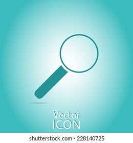 Zoom in web icon. Flat style. Made in vector