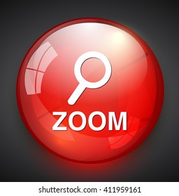 zoom word icon