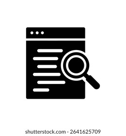 Zoom-In Icon on Text Content for Enhanced View