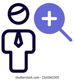 zooming in the list of businessman in company portal