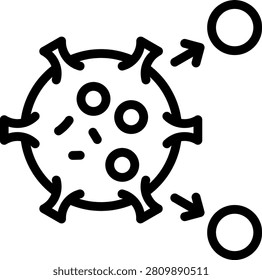 Zoonosis Vector Design Icon Style