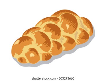 zopf or challah bread