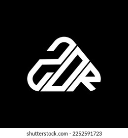 ZOR letter logo creative design with vector graphic, ZOR simple and modern logo.