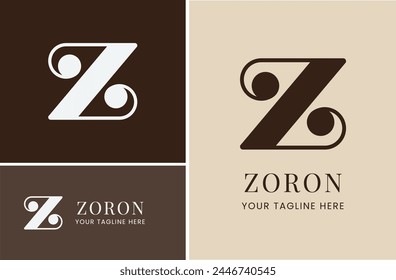 Zoron Identity Logo Illustration Vector