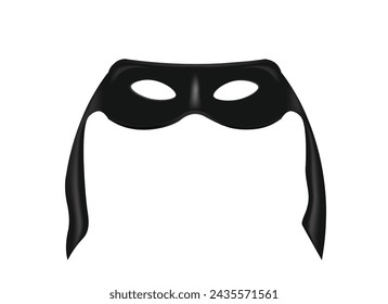 Zorro eye mask, vector illustration