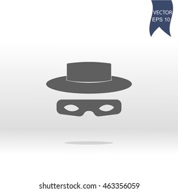 Zorro mask icon