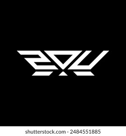 ZOU letter logo vector design, ZOU simple and modern logo. ZOU luxurious alphabet design  