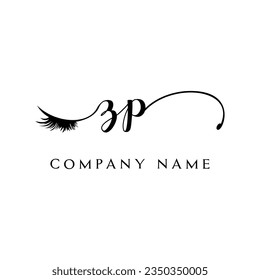 ZP Logo-Logo-Logo-Wimpernvektor