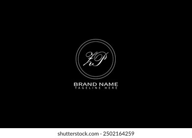 ZP Letter Logo Design. Initial letters ZP logo icon. Abstract letter ZP Z P minimal logo design template. Z P Letter Design Vector with black Colors. ZP logo, Vector, spared