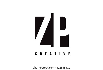 Za Z White Letter Logo Design Stock Vector (Royalty Free) 612669242
