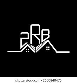 ZPB Real State logo design, ZPB simple and modern logo. ZPB luxurious alphabet design  
