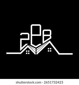 Diseño de logotipo de ZPB Real State, logotipo simple y moderno de ZPB. Diseño de alfabeto de lujo ZPB  