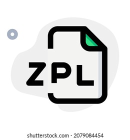 The ZPL file extension is a file format associated to free software