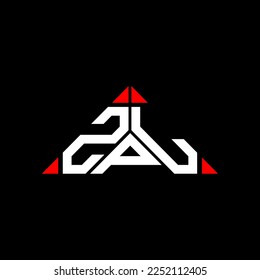 ZPL letter logo creative design with vector graphic, ZPL simple and modern logo.