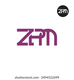 ZPM Logo Letter Monogram Design