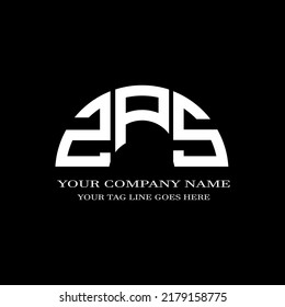 ZPS letter logo creative design with vector graphic