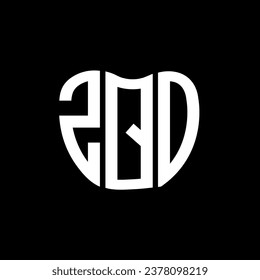 ZQO letter logo creative design. ZQO unique design.
