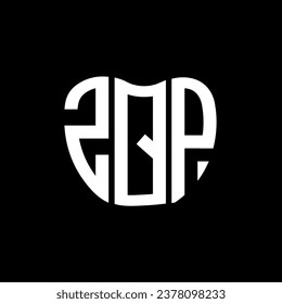 ZQP letter logo creative design. ZQP unique design.
