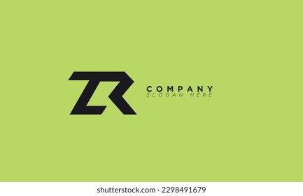 ZR Alphabet letters Initials Monogram logo RZ, Z and R