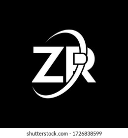 ZR Letter Logo Design. Initial letters ZR logo icon. Abstract letter ZR Z R minimal logo design template. Z R Letter Design Vector with black Colors. zr logo