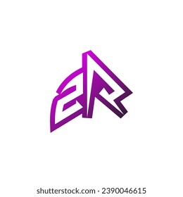 Logo der ZR Premium-Marke für Erstunterstützung und Design-Konzept für Spiele