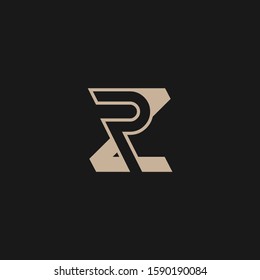ZR or RZ logo and icon designs