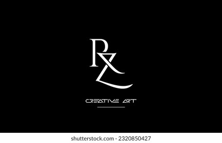 ZR, RZ, Z, R abstract letters logo monogram