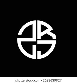 ZRJ logo ZRJ icon ZRJ vector ZRJ monogram Unique modern flat abstract logo design.
