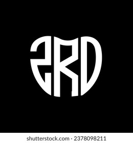 ZRO letter logo creative design. ZRO unique design.
