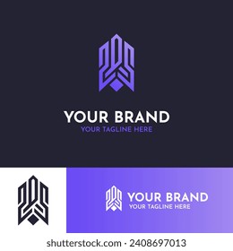 ZRS Letter Initials, Modern Minimalist Monogram, Professional Branding Logo Design