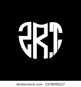 ZRT letter logo creative design. ZRT unique design.
