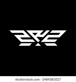 Diseño del Vector del logotipo de la letra de ZRZ, logotipo simple y moderno de ZRZ. Diseño de alfabeto de lujo ZRZ  
