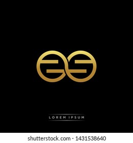 ZS initial letter linked circle capital monogram logo modern template