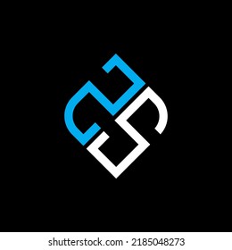 ZS letter logo creative design with vector graphic
