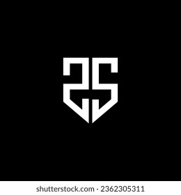 ZS Letter Logo Design, Inspiration for a Unique Identity. Modern Elegance and Creative Design. Watermark Your Success with the Striking this Logo.
