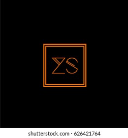 zs logo letter initial, Abstract Polygonal Background Logo, design for Corporate Business Identity,flat icon, Alphabet letter