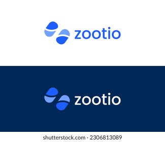 ZS logo mark icon design