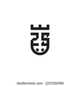 ZS shield concept retro logo in high quality professional design that will print well across any print media