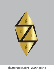 ZS unique and gold logo