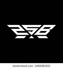 Diseño de Vector de logotipo de letra ZSB, logotipo simple y moderno ZSB. Diseño de alfabeto de lujo ZSB  