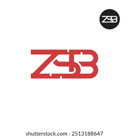 ZSB Logo Letter Monogram Design