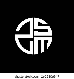 Logotipo ZSM Ícone ZSM Vetor ZSM Monograma ZSM Letra ZSMminimalista ZSMtriângulo ZSMflat Design exclusivo do logotipo abstrato plano moderno.
