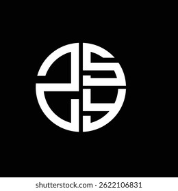 ZSY-Logo ZSY-Symbol ZSY-Vektor ZSY-Monogramm ZSYletter ZSYminimalistisches ZSYtriangle ZSYflat Einzigartiges modernes abstraktes Flachlogo-Design.
