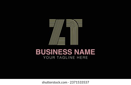 ZT initial logo | initial based abstract modern minimal creative logo, vector template image. luxury logotype , real estate homie . typography . initials 