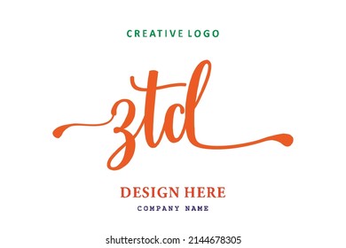 ZTD  lettering logo is simple, easy to understand and authoritative