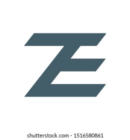 Zte Mark Monogram Logo Concept Vector Stock Vector (Royalty Free ...