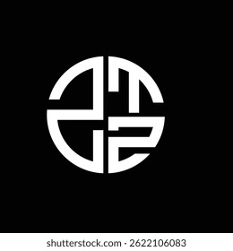 Logotipo ZTZ Ícone ZTZ Vetor ZTZ Monograma ZTZ Letra ZTZminimalista ZTZtriângulo ZTZflat Design de logotipo abstrato moderno e exclusivo.
