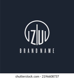 ZU-Logo mit Kreisdesign