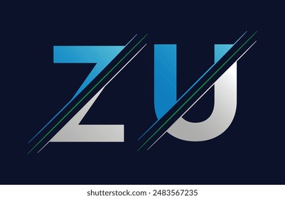 zu Letter Logo Design Vektorgrafik Vorlage.